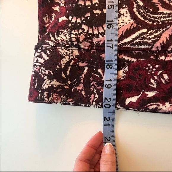 Joie Abstract Floral Crewneck Cropped Sweatshirt Sz S - Picture 5 of 8